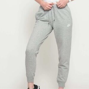 Nike Gray Sweatpants with Elastic Waistband